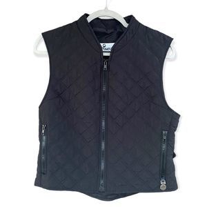 PIKEUR Black Quilted Lightweight Riding Equestrian Athleisure Comfort Vest Sz 10